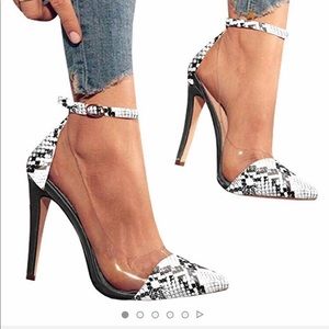 Snakeskin Heels